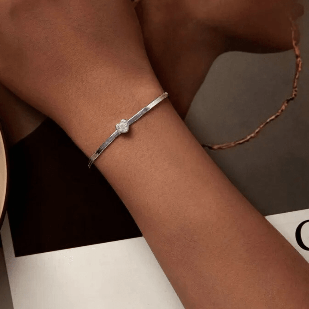 Pulseira Stella Cuore em Prata 925