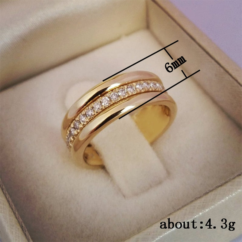 Aliança Com Micro Zircônia