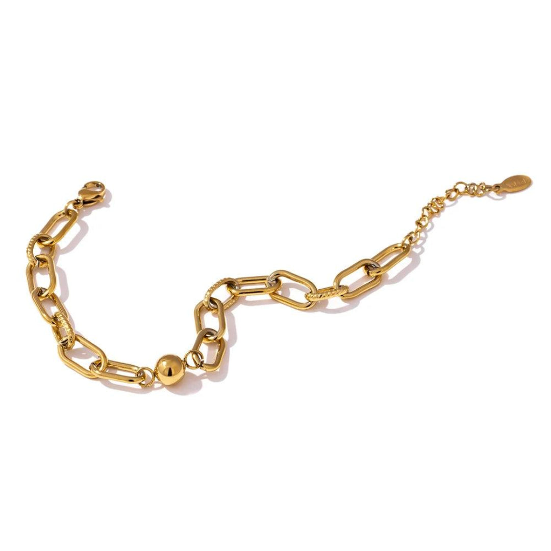 Pulseira Elos Cartier Banhada em Ouro 18k