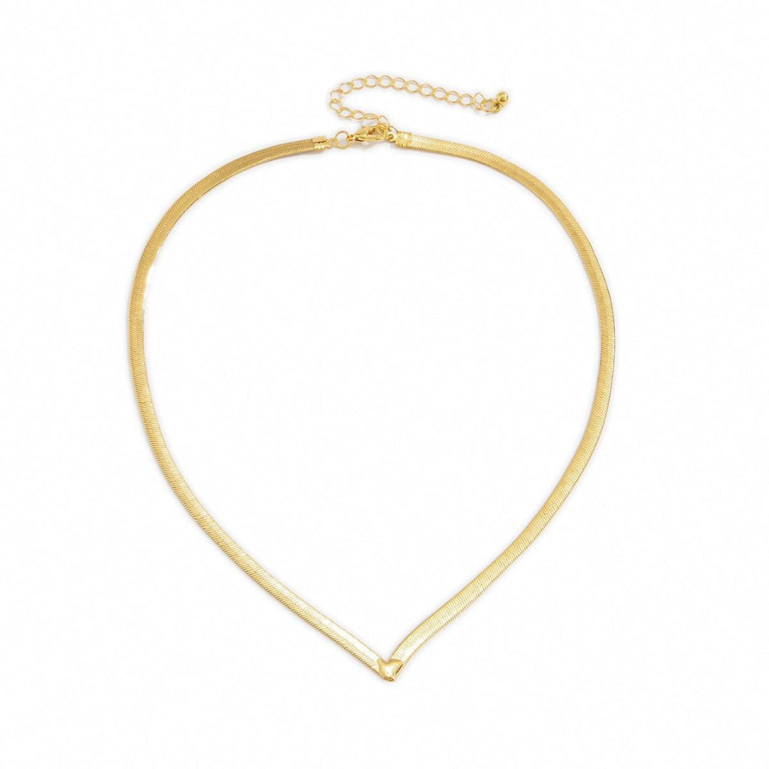 Colar Frisado Banhado Em Ouro 18k