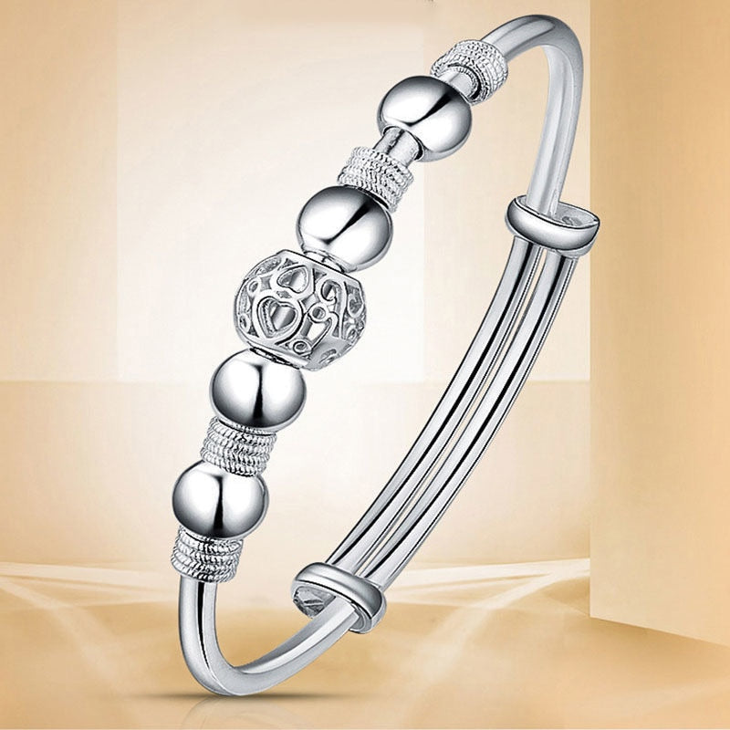 Pulseira De Prata 925 Com Pingentes