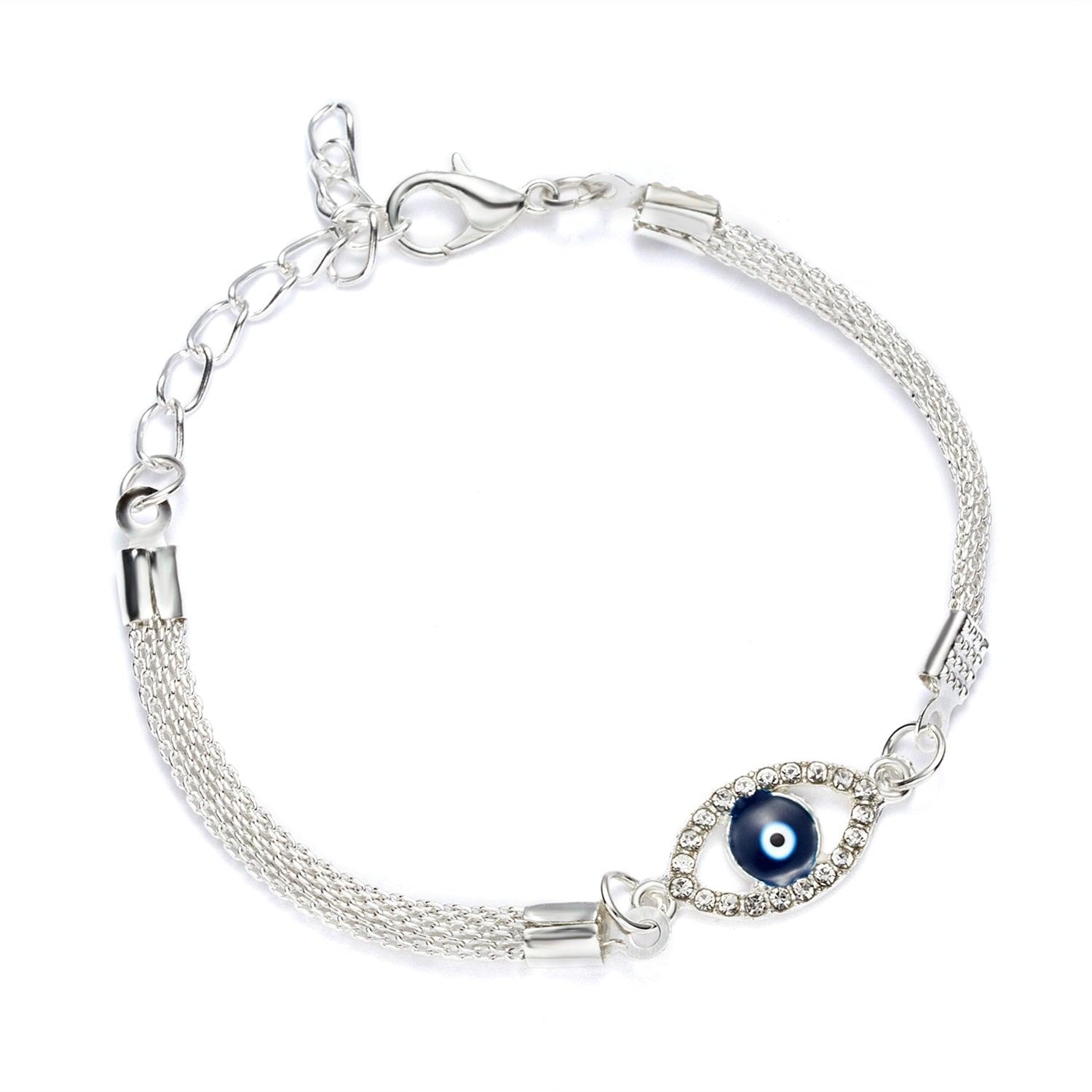 Pulseira Olho Azul Ajustável