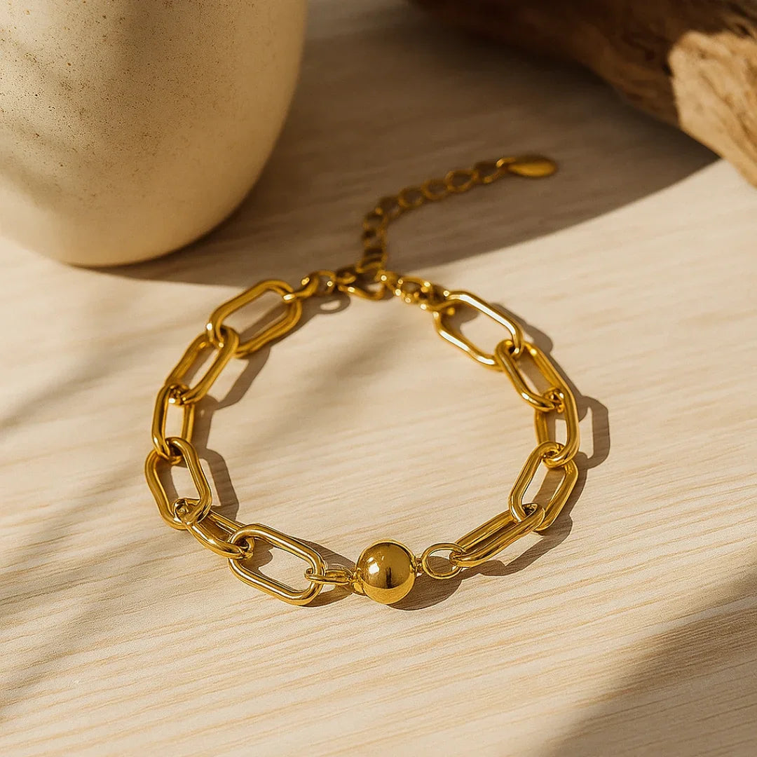 Pulseira Elos Cartier Banhada em Ouro 18k