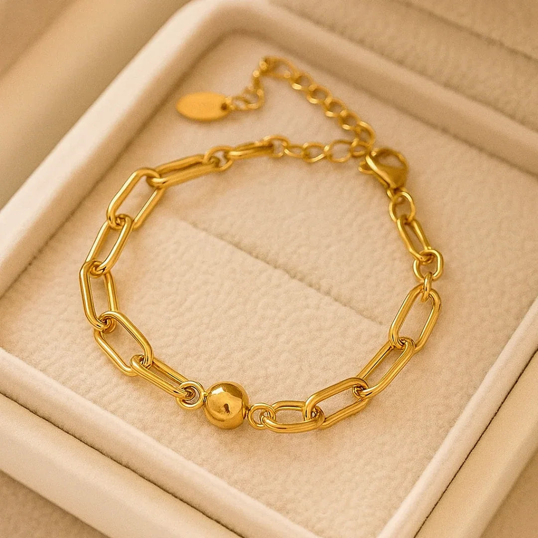 Pulseira Elos Cartier Banhada em Ouro 18k
