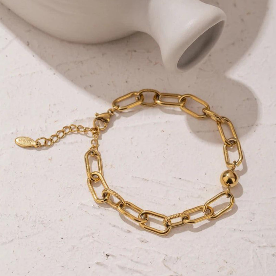 Pulseira Elos Cartier Banhada em Ouro 18k