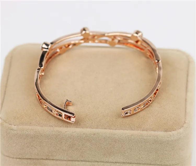 Pulseira Cruzada Com Zircônia
