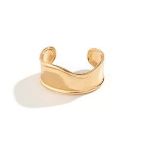 Bracelete Largo Folheado a Ouro 18k