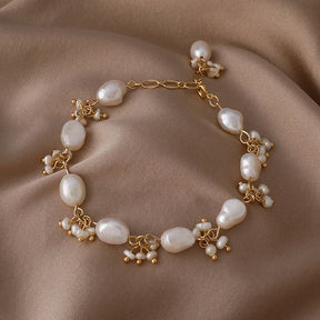 Pulseira Com pérola De Àgua Doce
